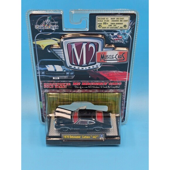 M2 Machines Muscle-Cars, 1970 Oldsmobile Cutlass 442 - Picture 1 of 2